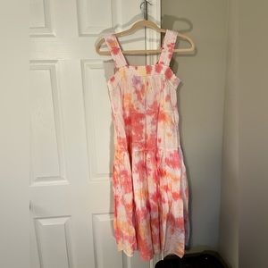 Old Navy Tie Dyed Peasant Dress (NWT)